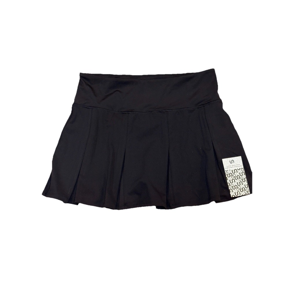 NWT Urban Savage Baseline Skirt Skort Pleated Black Size‎ Women's Large